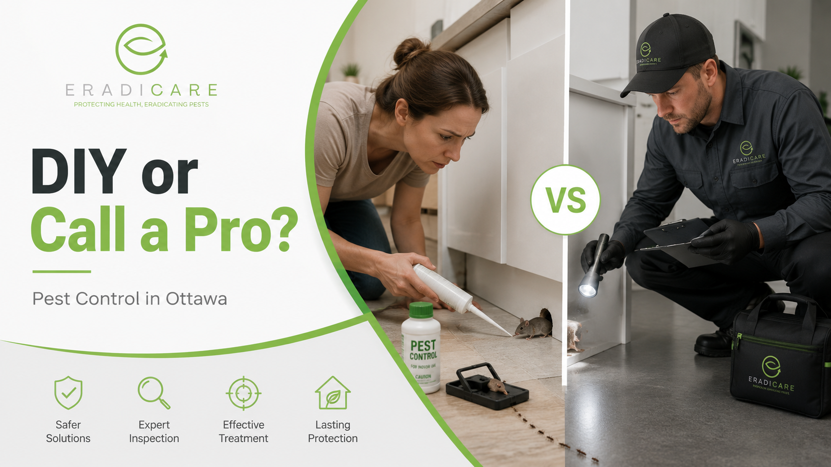 You are currently viewing DIY vs Professional Pest Control in Ottawa